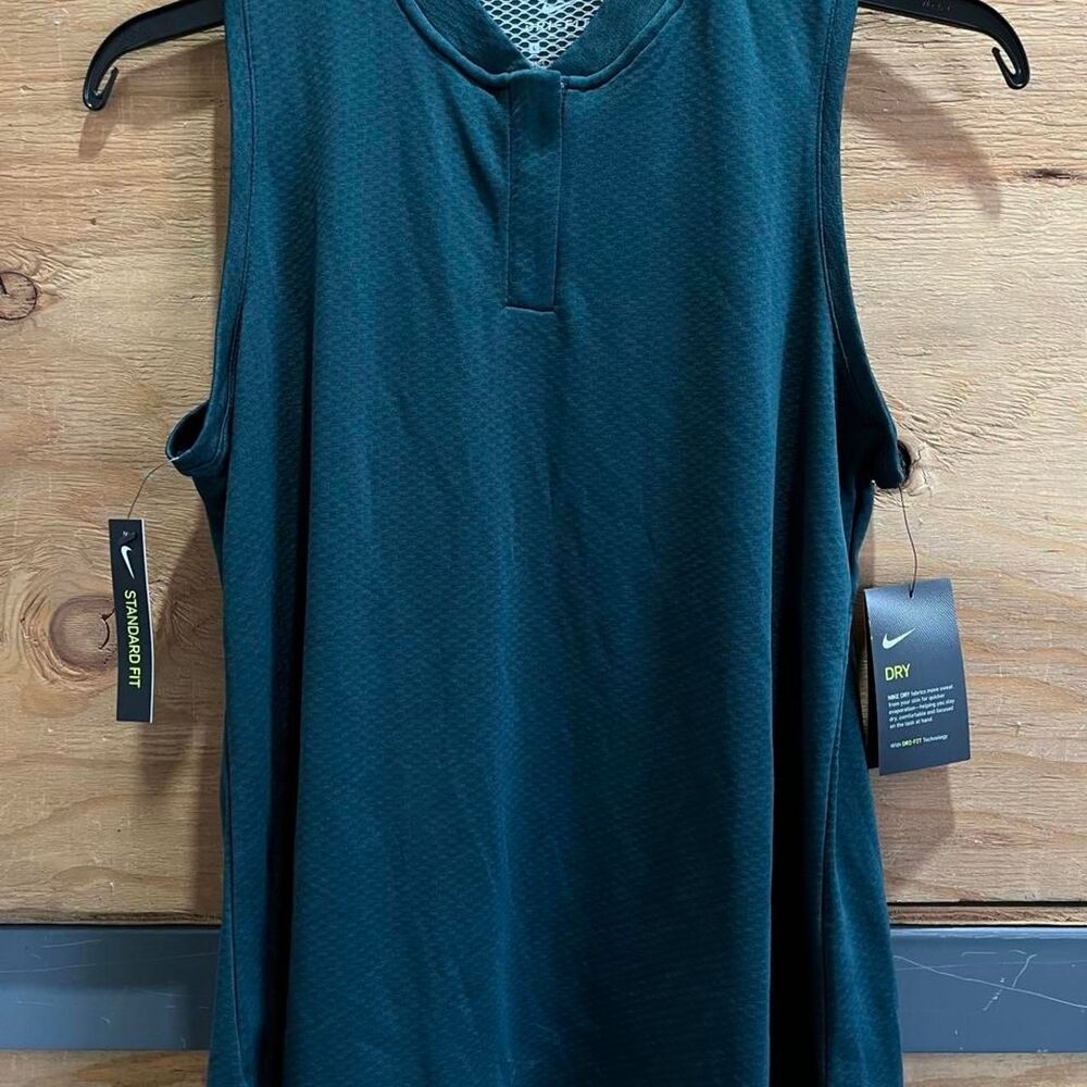 Nike Women's Green and Black Polo-shirts